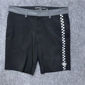 Vans Vanphibian shorts Men's size 36 36x12 trunks black checkered